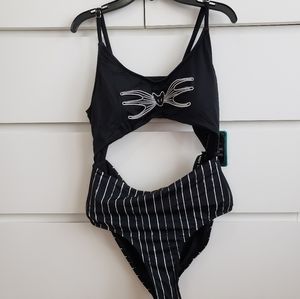 Disney Nightmare Before Christmas Cutout Swimsuit